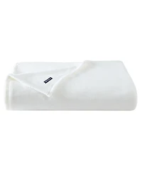 Nautica Solid Ultra Soft Plush Fleece Blanket