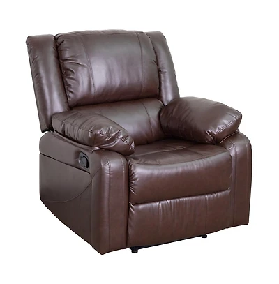 Emma+Oliver Recliner With Bustle Back And Padded Arms