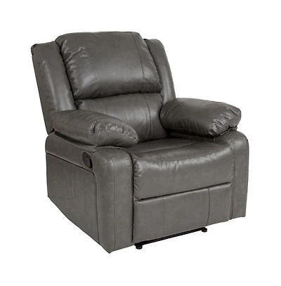 Emma+Oliver Recliner With Bustle Back And Padded Arms