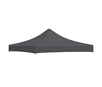 vidaXL Party Tent Roof 9.8'x9.8' Anthracite