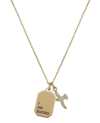 Unwritten Cubic Zirconia Bird Pendant Necklace