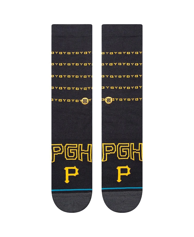 Men's Stance Black Pittsburgh Pirates 2023 City Connect Crew Socks