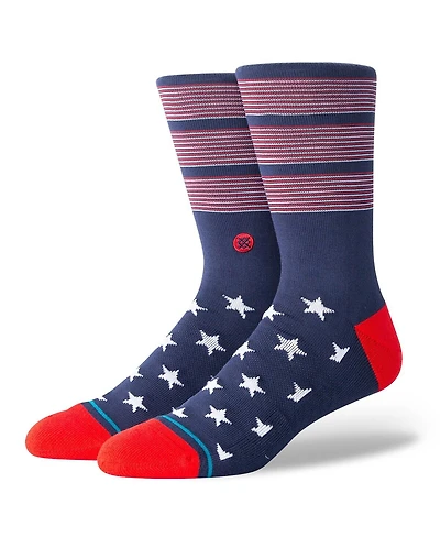 Men's Stance Navy Mlb Bars Usa Crew Socks