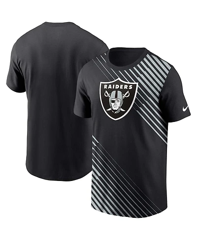 Men's Nike Black Las Vegas Raiders Yard Line Fashion Asbury T-shirt