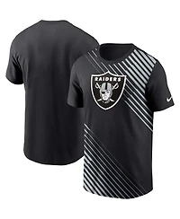 Men's Nike Black Las Vegas Raiders Yard Line Fashion Asbury T-shirt