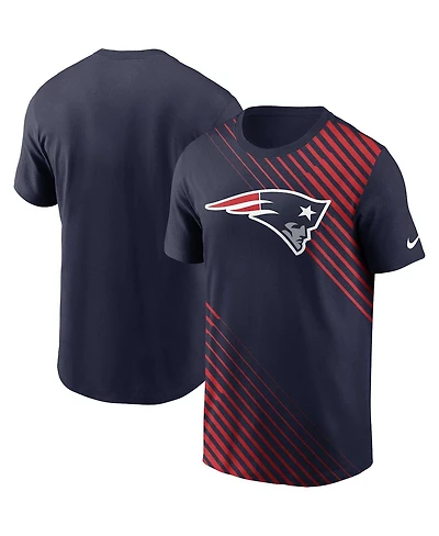 Men's Nike Navy New England Patriots Yard Line Fashion Asbury T-shirt