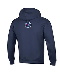 Men's and Women's Champion Navy Nba 2K League In-Game Logo Powerblend Pullover Hoodie
