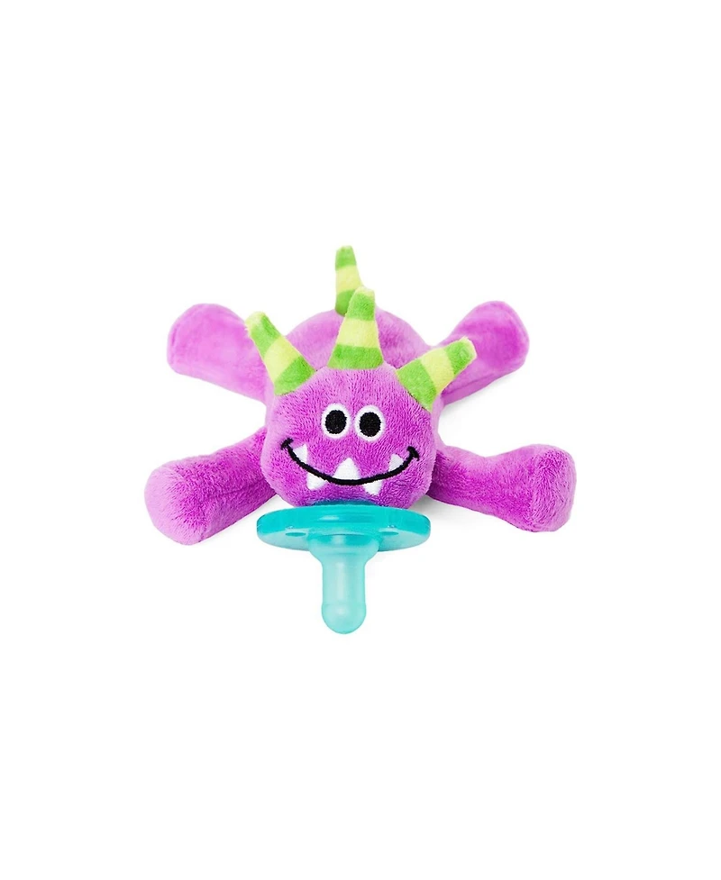 Wubbanub Baby 0 to 6m Pacifier - Purple Monster