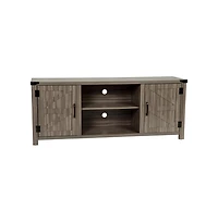 Merrick Lane Cambria Barn Door Style 59" Tv Stand For Up To 65"
