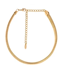 Ettika Your Essential Flex Snake Chain 18K Gold Plated Necklace