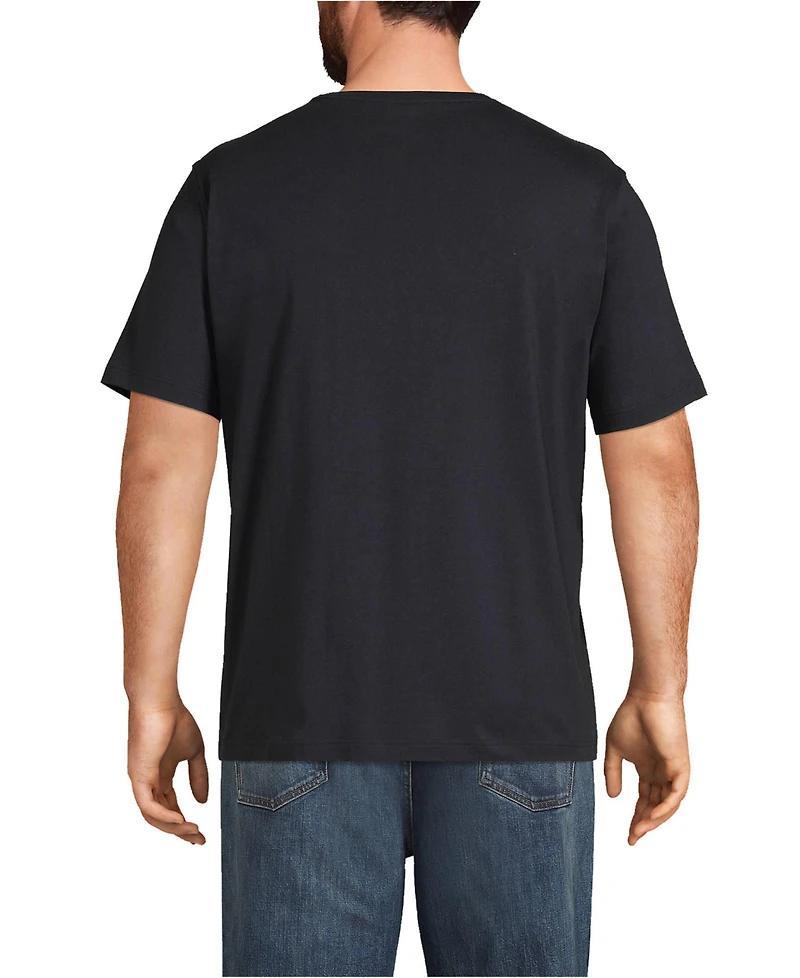 Lands' End Big & Tall Super-t Short Sleeve T-Shirt with Pocket