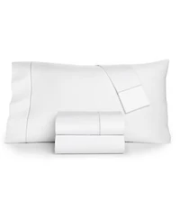 Charter Club Solid Hem 550 Thread Count 100 Cotton Sheet Set Exclusively At Macys