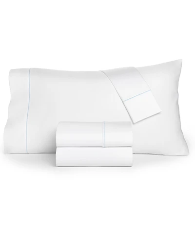 Charter Club Solid Hem 550 Thread Count 100% Cotton 3-Pc. Sheet Set, Twin, Exclusively at Macy's