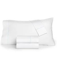 Charter Club Solid Hem 550 Thread Count 100% Cotton 3-Pc. Sheet Set, Twin, Exclusively at Macy's