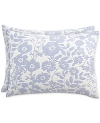 Charter Club Silhouette Floral 3-Pc. Duvet Cover Set, Full/Queen, Exclusively at Macy's