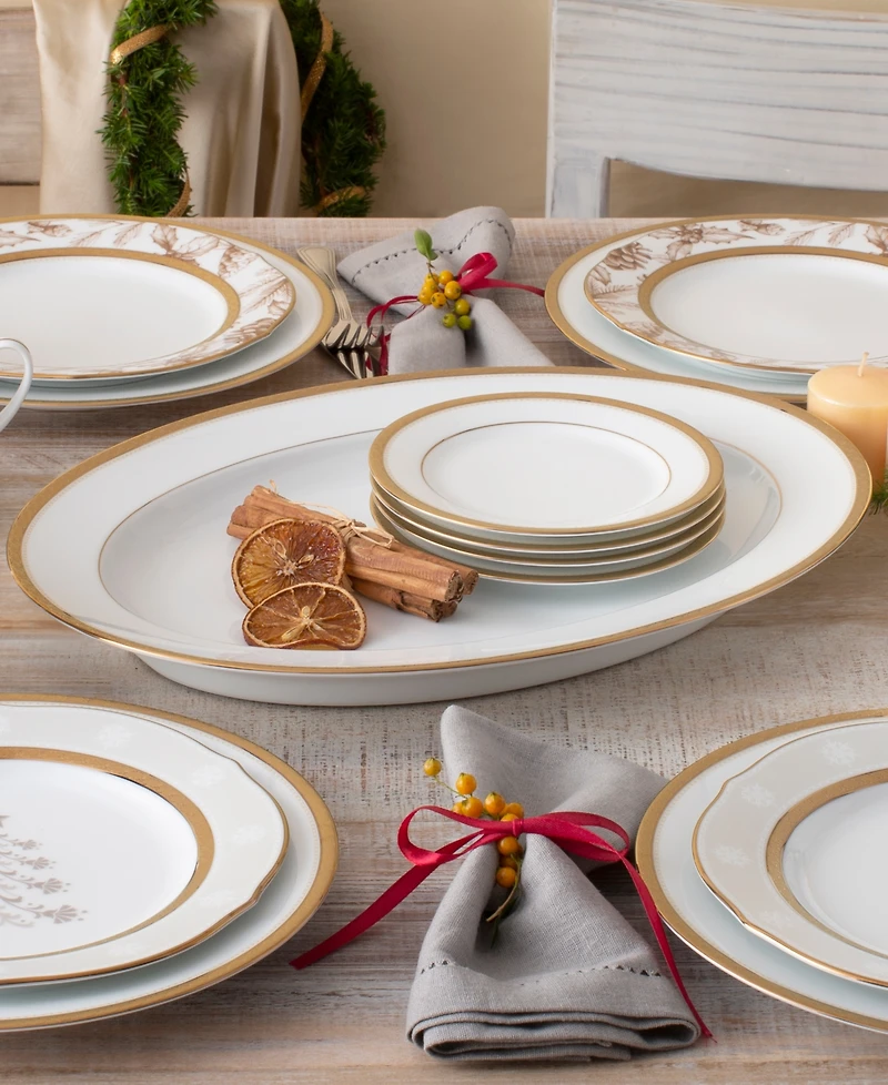 Noritake Charlotta Gold 14" Oval Platter