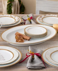 Noritake Charlotta Gold 14" Oval Platter
