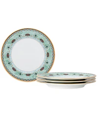 Noritake Serene Garden 4 Piece Bread Butter and Appetizer Plates Set, 6.5", Service for 4