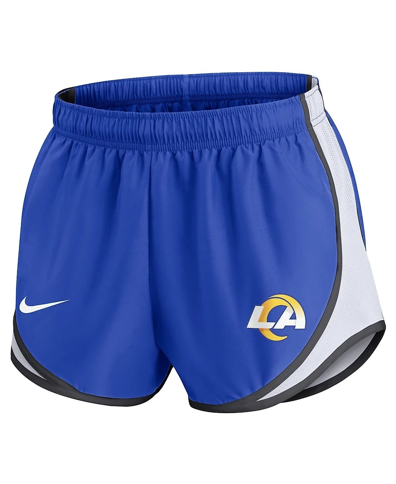 Women's Nike Royal Los Angeles Rams Tempo Shorts