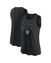 Women's Fanatics Black Las Vegas Raiders Classic Rhine Tank Top