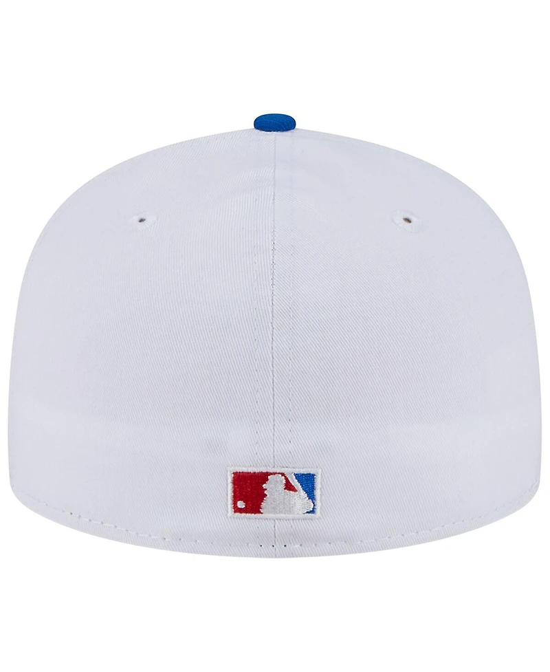 Men's New Era White, Red Chicago White Sox Undervisor 59FIFTY Fitted Hat