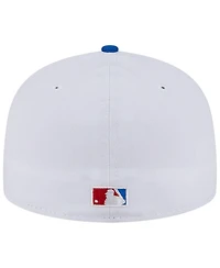 Men's New Era White, Red Chicago White Sox Undervisor 59FIFTY Fitted Hat