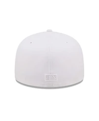 Men's New Era Colorado Rockies White on 59FIFTY Fitted Hat