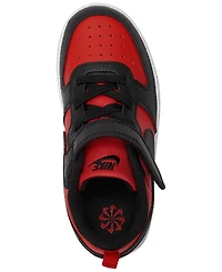 Nike Toddler Kids Court Borough Low Recraft Adjustable Strap Casual Sneakers from Finish Line
