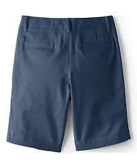 Lands' End Little Girls School Uniform Stretch Chino Bermuda Shorts