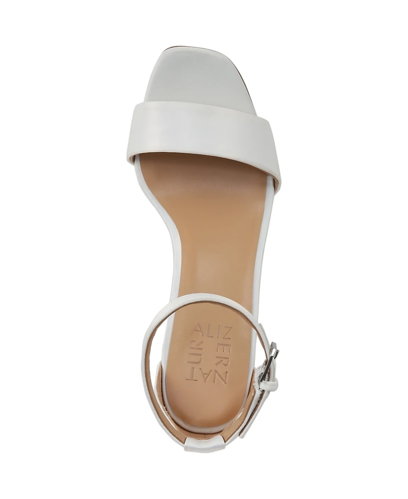 Naturalizer Joy Square Toe Ankle Strap Dress Sandals