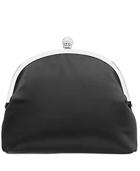 Nina Flower Embellished Frame Crossbody Clutch