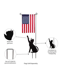 Evergreen Cat Garden Flag Stand, Kd
