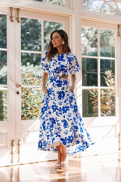 Petal and Pup Women's Aminah Puff Sleeve Dress