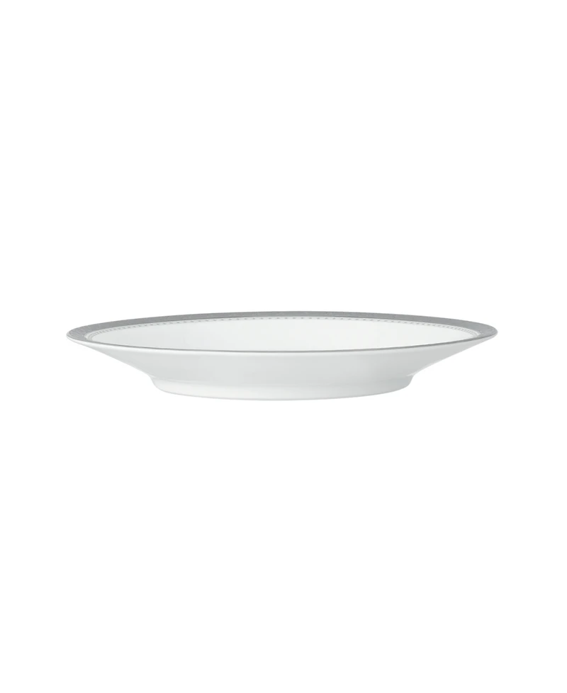 Noritake Charlotta Platinum 4 Piece 6" Saucers Set, Service for 4