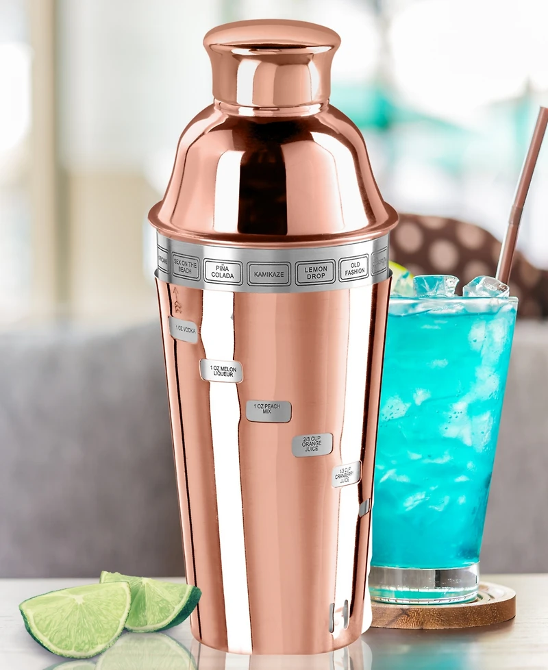 Oggi Dial-a-Drink 15 Recipe 1 Litre Cocktail Shaker
