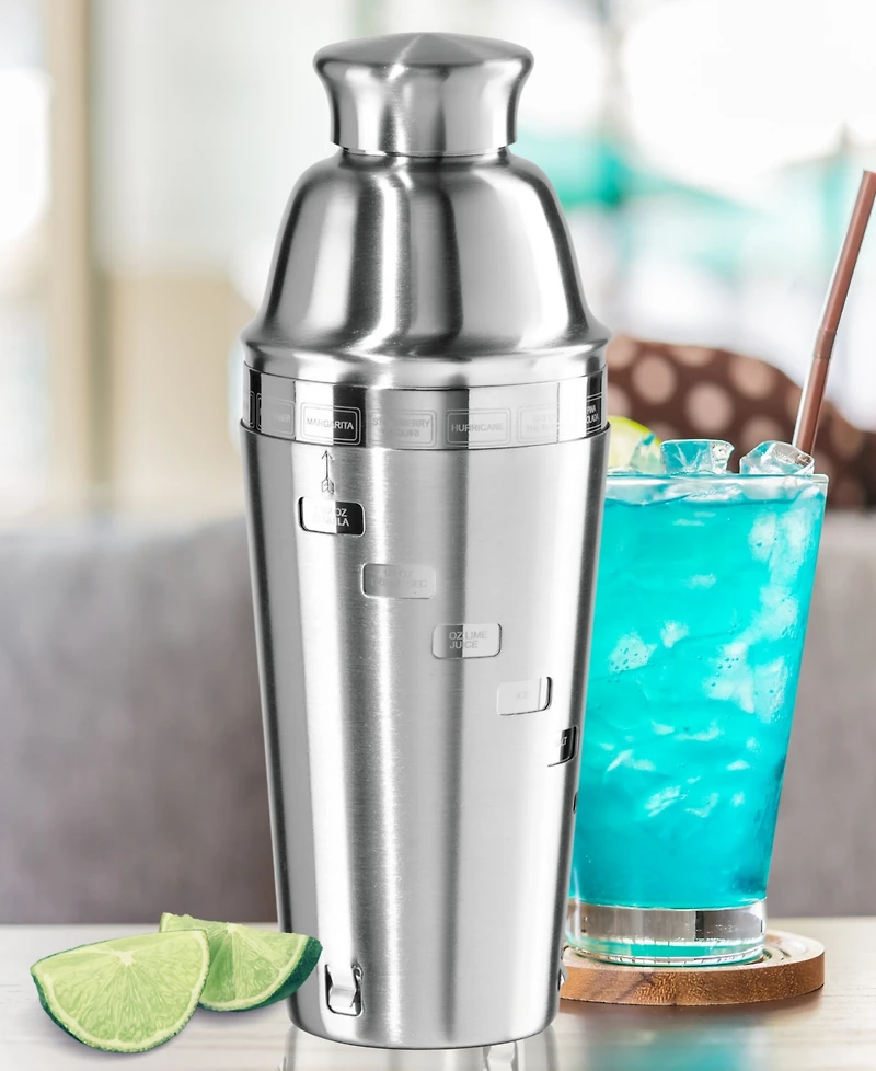 Oggi 1 Litre Dial-a-Drink Cocktail Shaker