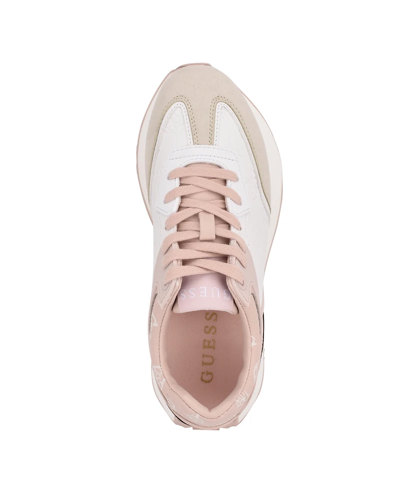 Guess Women's Luchia Fashion Forward Chunky Bottom Sneakers