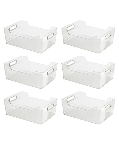 Oggi 6 Piece Cabinet, Drawer High Wall Storage Bin Set