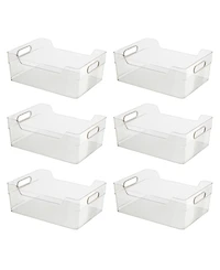 Oggi 6 Piece Cabinet, Drawer High Wall Storage Bin Set