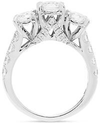 Diamond Three Stone Engagement Ring (2 ct. t.w.) in 14k White Gold