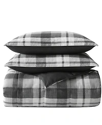 Closeout! Nautica Cross View Plaid Brushed Micro Suede 2 Piece Comforter Set, Twin/Twin Xl