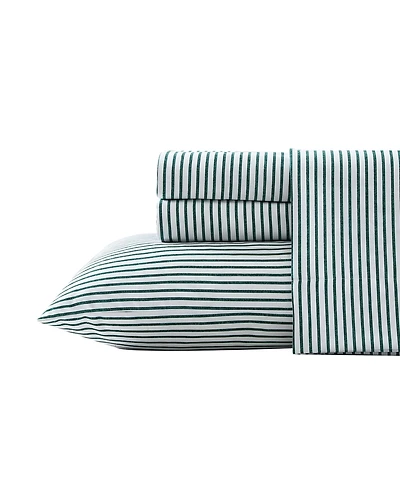 Closeout! Nautica Printed Flannel 4-Pc. Sheet Set