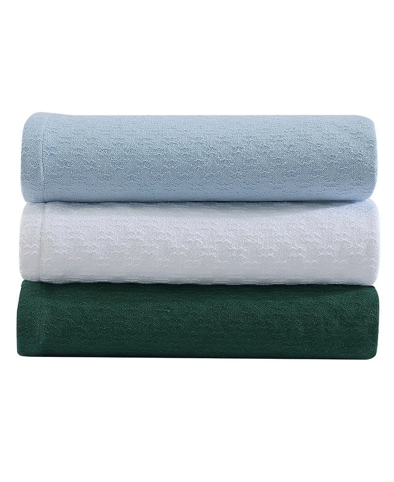 Nautica Ripple Cove Cotton Reversible Blanket, Twin