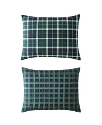 Closeout! Nautica North Sail Plaid Brushed Microfiber Piece Duvet Cover Set