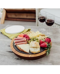 Disney's Nightmare Before Christmas Jack Insignia Acacia and Slate Charcuterie Board with Cheese Tools