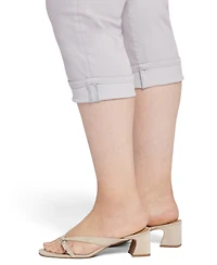 Nydj Plus Marilyn Straight Crop Cuff Jeans