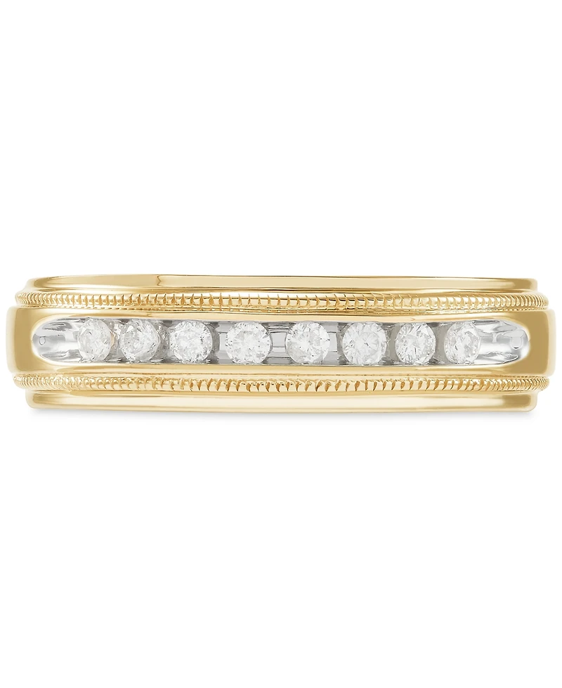 Men's Diamond Wedding Band (1/5 ct. t.w.) in 14k Gold