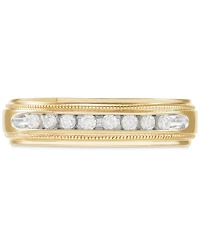 Men's Diamond Wedding Band (1/5 ct. t.w.) in 14k Gold