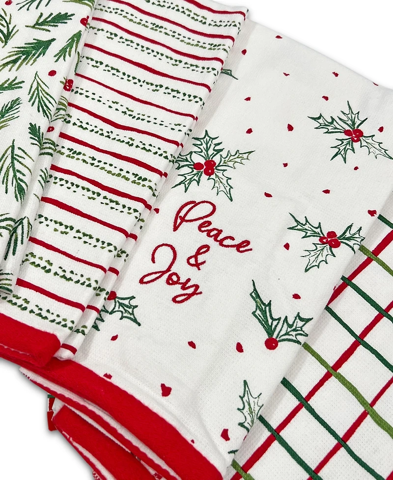 Lenox Bayberry Kitchen Towels, Set of 4