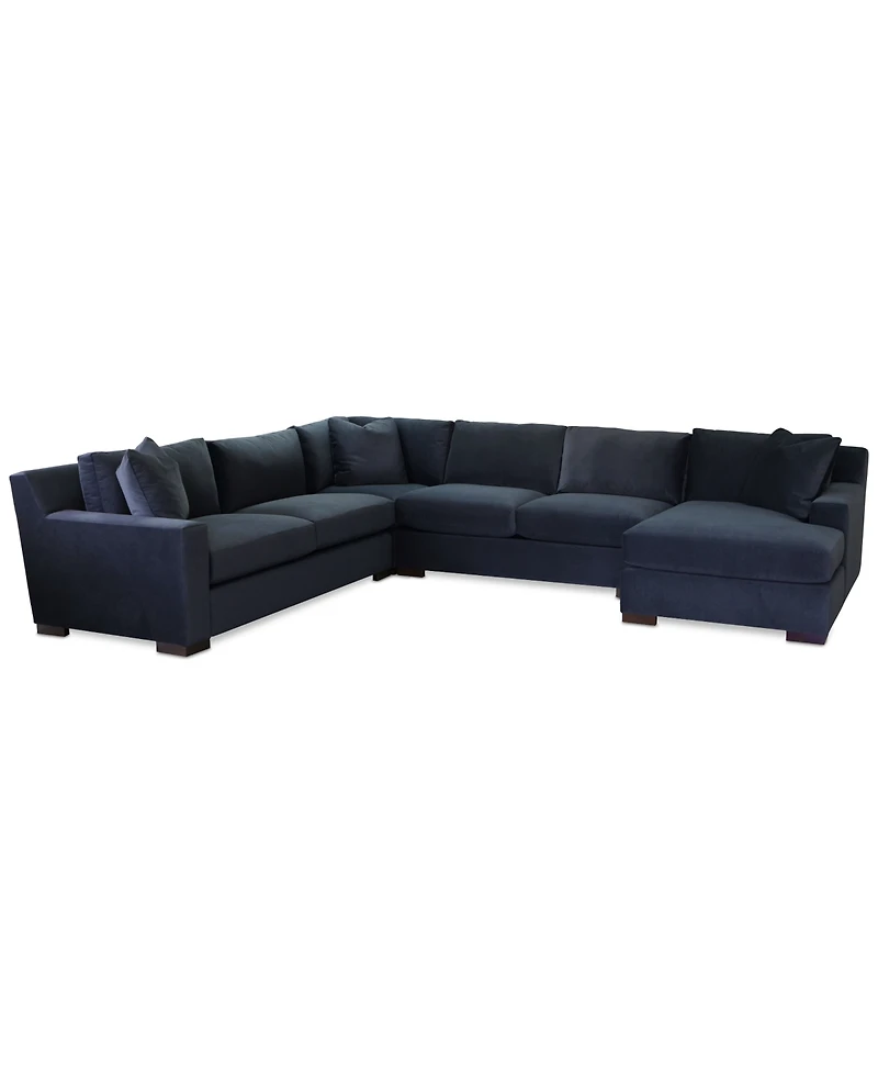 Marristin 148" 4-Pc. Fabric Chaise Sectional, Created for Macy's